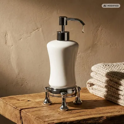 Zdjęcie produktu dla PaulGurkes Dozownik mydła Retro Nostalgia Stojący dozownik mydła