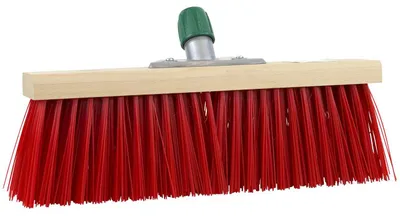 Produktbild von Betra Besenkopf - Outdoor-Besen - rot -Holz/Kunstfaser - 40 cm