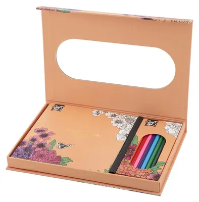 Image de Kleurset Bloemen met 10 Kleurpotloden