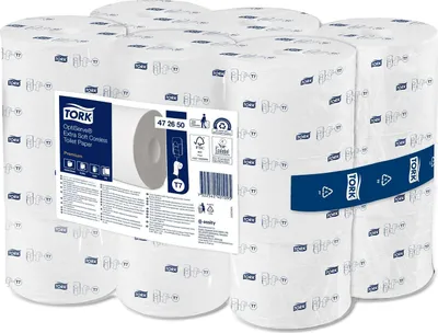 Obrázok produktu pre TORK 472650 Toaletný papier 3-vrstvový 18 roliek biely Sys. T7 Premium