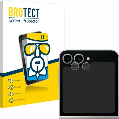 Produktbild von BROTECT Schutzglas für Samsung Galaxy Z Flip 6 (NUR Kameraschutz) Schutzfolie Panzer Folie Glas Display Schutz klar
