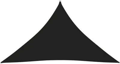 Zdjęcie produktu dla Parasol przeciwsłoneczny – trójkątny – 2,5 x 2,5 x 3,5 m – wodoodporna tkanina Oxford – ochrona przed promieniowaniem UV – czarny