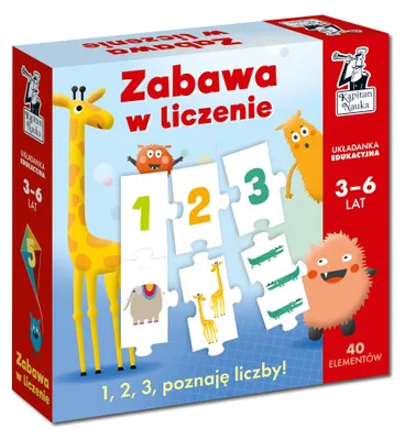 Obrázok produktu pre Kapitán Veda – Puzzle – Hra na počítanie