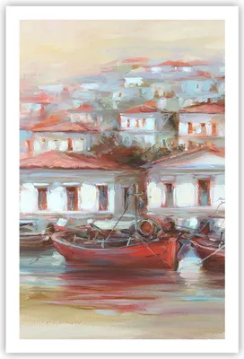 Produktbild von Poster - Poster ohne Rahmen - Bild Segelboot Hafen - 61x91,5 cm - Wand Bild - Wanddeko - Wandbilder - Kunstposter - Wandposter - Bilder - Kunstdruck - Wanddekoration - Wandbild - P2XPA61x91-4937