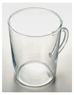 Produktbild von Teegläser mit Henkel, transparent, 3 x 4,5 x 9 cm, 6 Stück