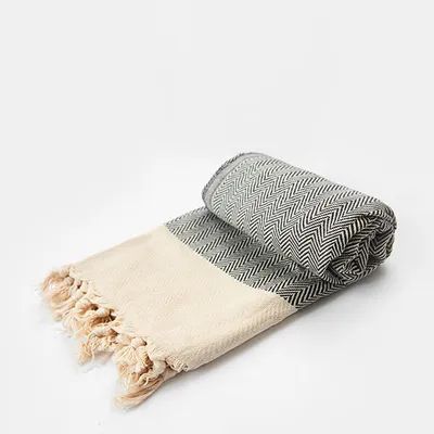 Produktbild von Hammam-Handtuch WAVY 100% natürliche Baumwolle YEYE