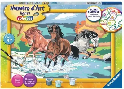 Immagine prodotto di RAVENSBURGER - Arte numero grande orda di cavalli