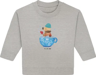 Produktbild von Mr. & Mrs. Panda Organic Baby Pullover Nachtfalter Schaumbad 24. - 36. Monat - Heather Grey - Geschenk, Bad, Badezimmer, Tasse, Lustige Sprüche, Zeitmanagement, WC
