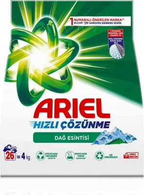 Produktbild von Weißes Waschpulver Ariel Mountain Spring 4 kg