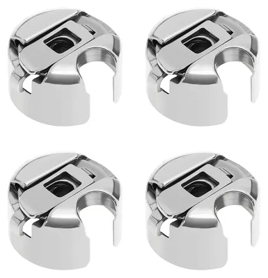 4er Set Spulenkapsel für Nähmaschinen, Stahl, 14x23 mm