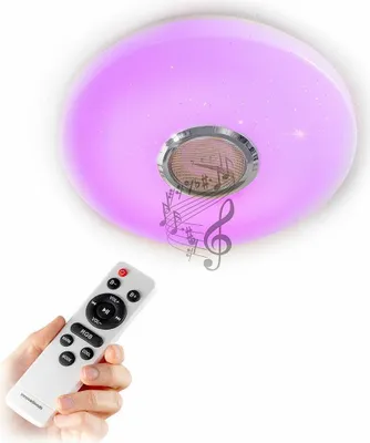 Productafbeelding van LED-plafondlamp met speaker, Lumavox, InnovaGoods