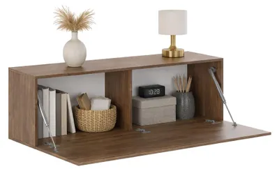 Produktbild von Laghetto - Hängeschrank, 150x40h cm, Walnussbraun, Modulierbar