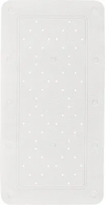 Produktbild von Badewanneneinlage Set Kleine Wolke Calypso 2-teilig weiß 72 x 36 cm mit Nackenkissen