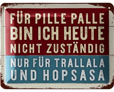 Produktbild von LANOLU Retro Blechschild Sprüche Schild Poster aus Metall mit Zitat, Geschenke Freundinnen, Shabby Deko Deko, vintage Metallschild 15x20cm