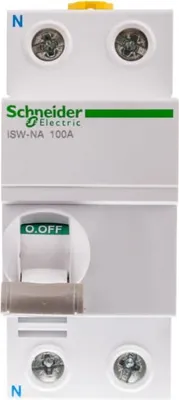 Image de Interrupteur-sectionneur modulaire 100A 2P iSW-NA (déclenchement possible) A9S70690