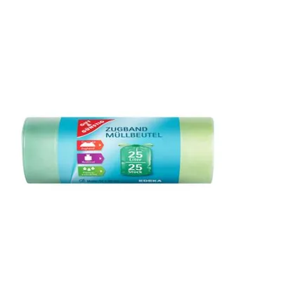 Produktbild von Gut & Günstig Müllbeutel 25.0 l grün