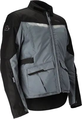 Image de Acerbis X-Trail Veste textile moto pour femme, noir/gris, S