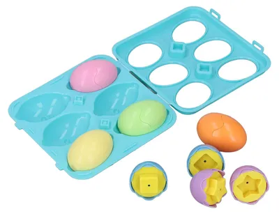 Immagine prodotto di Passende Ei-Spielzeugform, Farbsortierung, Erkennung, Ostern, pädagogisches Geburtstagsgeschenk für Kinder