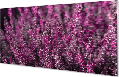 Produktbild von Glasbilder 120x60 Wandkunst Feld heathers