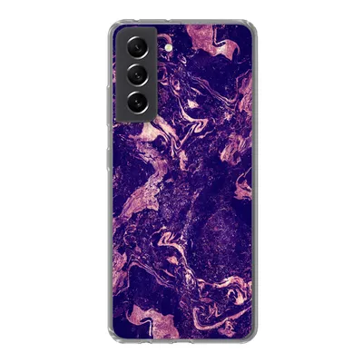 Produktbild von MuchoWow® Handyhülle Schutzhülle Hülle für Samsung Galaxy S21 FE Marmor - Naturstein - Mineralien Silikon Softcase Handy Hülle - Mobiltelefonhülle