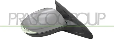 Produktbild von PRASCO MZ3307225 Außenspiegel Seitenspiegel Rechts für MAZDA 3 (BL) Konvex Grundiert Elektrisch