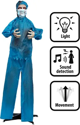 Produktbild von Animierter Horror Arzt Halloween Deko – 170 cm