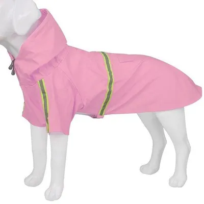 Image de Combinaison imperméable ou imperméable rose pour chien