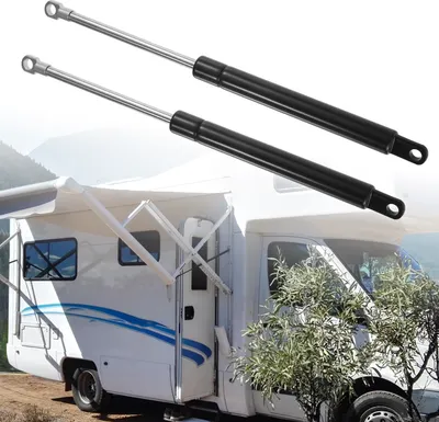 Image de 2 Piššces 12 Pouces 90 lb/401 N VšŠrins š€ Gaz Noirs Supports de Levage Universels pour Fenšºtre de Camping-Car, Voiture, Camion, Bateau, Porte d'Armoire