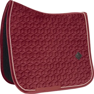 Produktbild von Kentucky Horsewear Dressurschabracke Velvet Schabracke Bordeaux Full