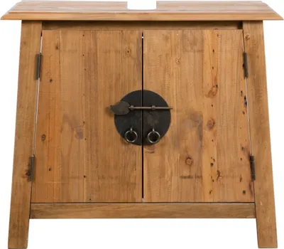 Immagine prodotto di Mobile bagno in pino massiccio 70x32x63 cm