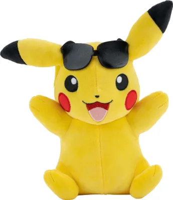 Immagine prodotto di Peluche Pokémon Pikachu con occhiali da sole 20 cm
