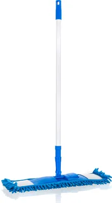 Obrázek produktu pro Mop Brilanz plochý žinylkový s teleskopickou tyčí 120 cm, tmavě modrý