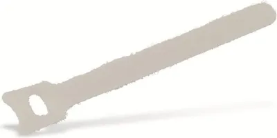 Produktbild von DAYTOOLS Kabelbinder, 125x12 mm, Klettverschluss, weiß, 10 Stück