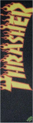 Produktbild von Mob Griptape Thrasher Yellow and Orange Flam colored .