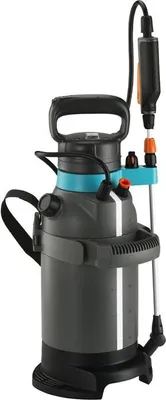 Image de Pulvérisateur à Pression GARDENA EasyPump 5L, Batterie Li-ion Rechargeable, Lance Télescopique, Buse Pliable