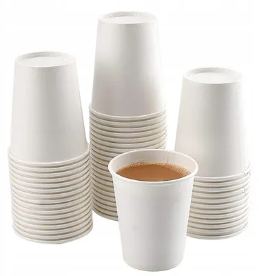 Produktbild von Papierbecher Miropak weiß 250 ml 1000 Stück
