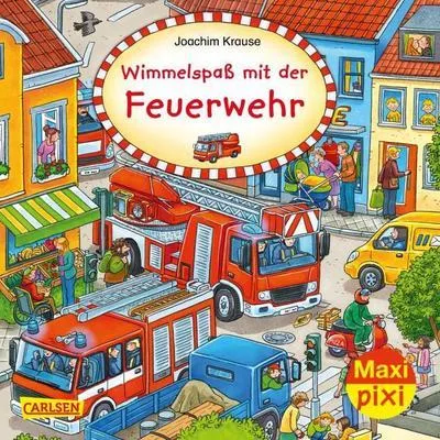 Produktbild von Maxi Pixi 319: VE 5 Wimmelspaß mit der Feuerwehr (5 Exemplare)