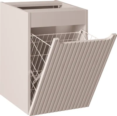 Produktbild von Unterschrank mit Wäschekorb, 40 cm, kaschmir, NEWPORT-56-CASHMERE