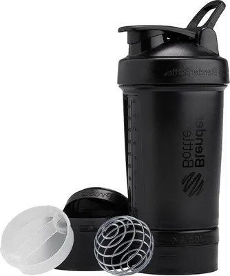 Immagine prodotto di Borraccia shaker da 22 once - Pratica borraccia shaker con scomparto, colore nero