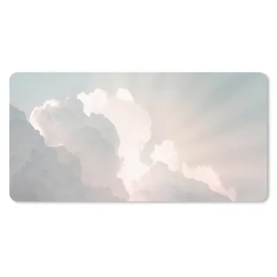Produktbild von MuchoWow® Schreibtischunterlage Himmel - Wolken - Sonne - Natur 80x40 cm - XXL Mauspad - Gaming Mauspad