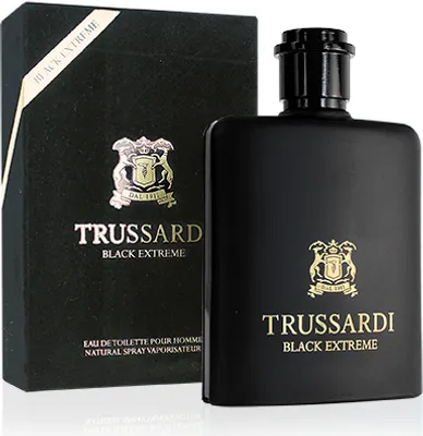 Zdjęcie produktu dla Trussardi Black Extreme, Mężczyźni, 30 ml, Skóra, Paczula, Drewniany, Irys, Cytryna, Morski, Śliwkowy