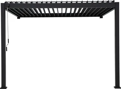 Produktbild von »Mirador Classic 3 x 4 m« Wandmontage Pergola, anthrazit
