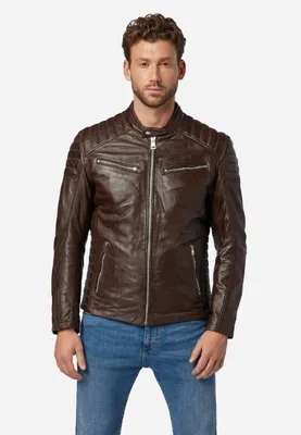 Produktbild von Herren Lederjacke Ricano COOPER – Braun / L