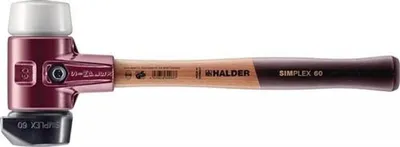 Zdjęcie produktu dla Młotek Halder (długość 280 mm, główka Ø 60 mm / drewniany uchwyt: bardzo krótki) - 3027.262