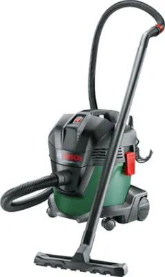 A Bosch wet and dry vacuum cleaner is shown against a white background.