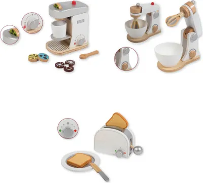 Produktbild von Jouéco Zubehör Küche Holzspielzeug, Jouéco-Artikel:Toaster