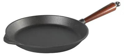 Zdjęcie produktu dla Skeppshult - Patelnia do smażenia okrągła 28cm drewniana rączka