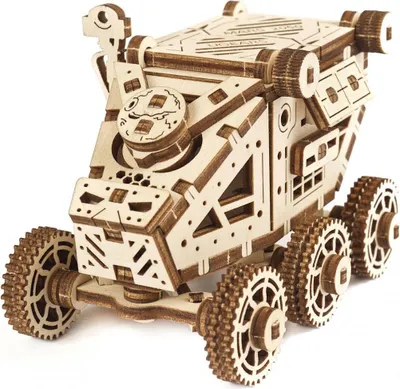 Image de puzzle mécanique 3D en bois Bugina from Mars