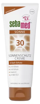 Obrázek produktu pro Sebamed Krém na ochranu před sluncem SPF 30 s obsahem pečujícího vitamínu E, 75 ml