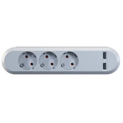 Obrázok produktu pre Bachmann SMART - Verlängerungsschnur - Wechselstrom 230 V - Ausgangsanschlüsse: 3 - weiß (381.801)